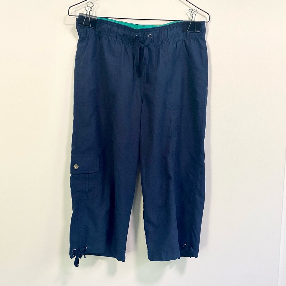 Tek Gear Elements Series Capri Pants Size S Navy